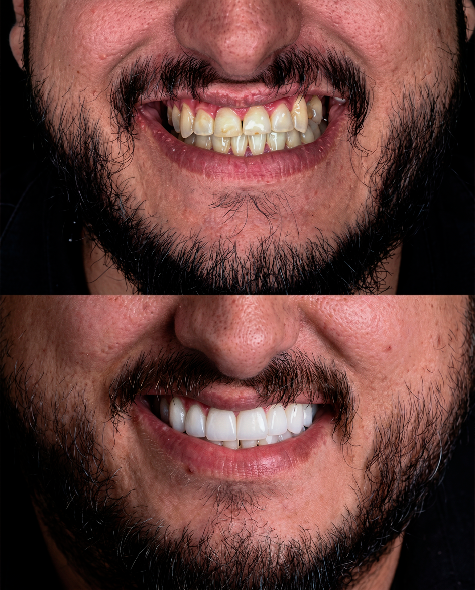 Antes e depois, caso Everton
